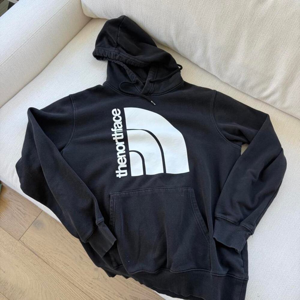 The north face black hoodie